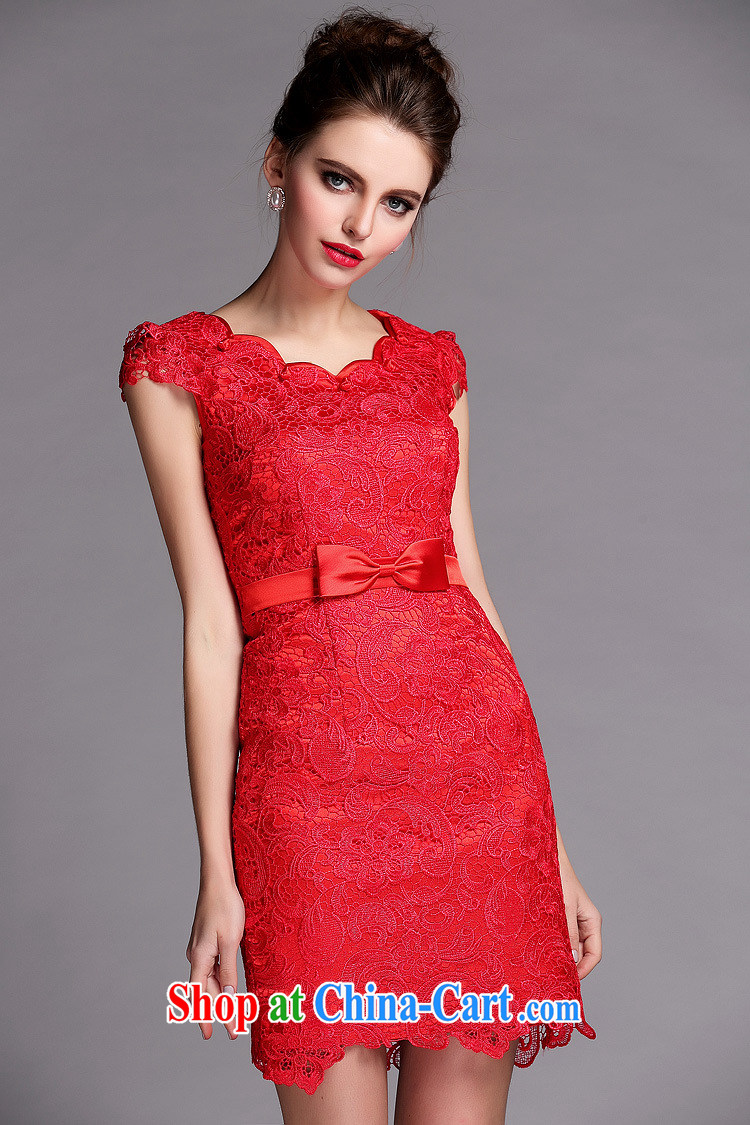 Shallow end improved cheongsam water-soluble biological empty red dress XWGQF 140,504 red XXL pictures, price, brand platters! Elections are good character, the national distribution, so why buy now enjoy more preferential! Health