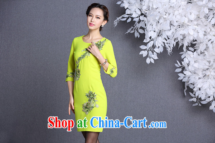 light at the improved modern embroidery, short sleeves cheongsam XWGQF 1309 - 13 blue XXL pictures, price, brand platters! Elections are good character, the national distribution, so why buy now enjoy more preferential! Health