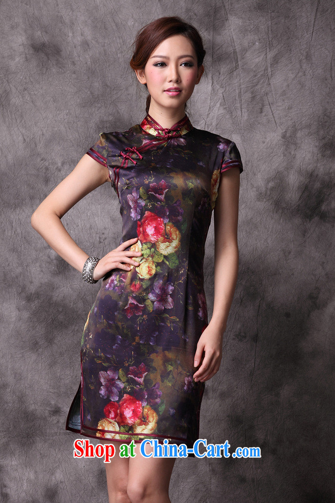 light at the Silk Cheongsam improved Stylish retro daily outfit skirt high summer XWGQP 12,018 - 17 photo color XXXL pictures, price, brand platters! Elections are good character, the national distribution, so why buy now enjoy more preferential! Health