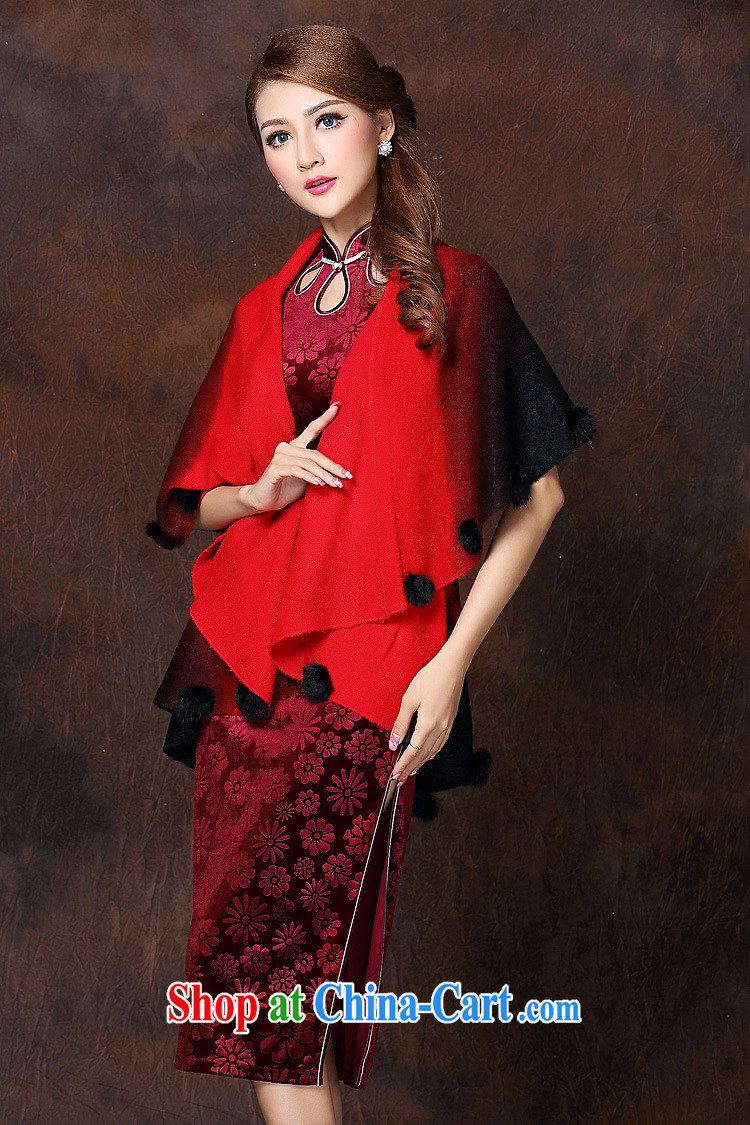 Shallow end female dresses accessories gradient three-dimensional ball gross cloak batch shoulder XWGQF 141,016 red pictures, price, brand platters! Elections are good character, the national distribution, so why buy now enjoy more preferential! Health