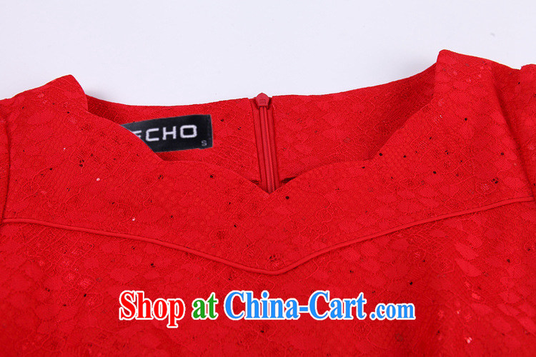 The end is very stylish and improved short-sleeved lace, embroidery cheongsam dress XWG QF 140,312 red XXL pictures, price, brand platters! Elections are good character, the national distribution, so why buy now enjoy more preferential! Health