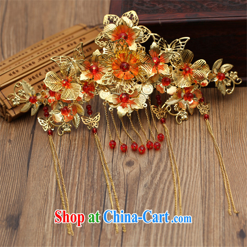 Han Park (cchappiness) bridal costumes and ornaments red Bong-winning Phoenix marriage use the trim-su Wo costumes, Chinese wedding accessories, Han Park (cchappiness), online shopping