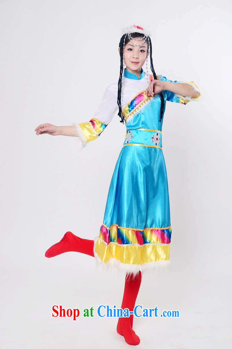 I should be grateful if you would arrange for her dream new Tibetan ethnic minority show clothing adult Hmong dance clothing Tibetan ethnic Mongolian dance clothing HXYM 0048 light blue XL pictures, price, brand platters! Elections are good character, the national distribution, so why buy now enjoy more preferential! Health