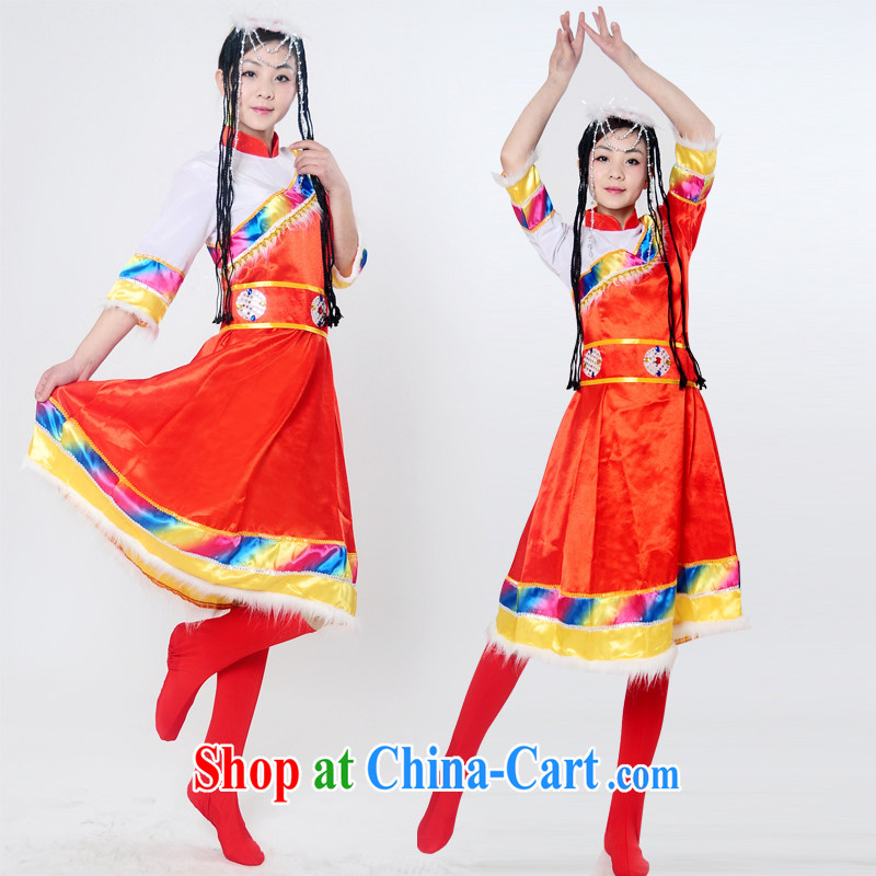 I should be grateful if you would arrange for her dream new Tibetan ethnic minority show clothing adult Hmong dance clothing Tibetan ethnic Mongolian dance clothing HXYM 0048 light blue XL in arts and dreams, and, on-line shopping