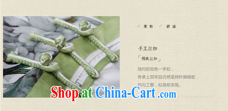 Once the proverbial hero high-silk, long new cheongsam dress winter clothes improved sauna Korea Silk Cheongsam retro green XL pictures, price, brand platters! Elections are good character, the national distribution, so why buy now enjoy more preferential! Health