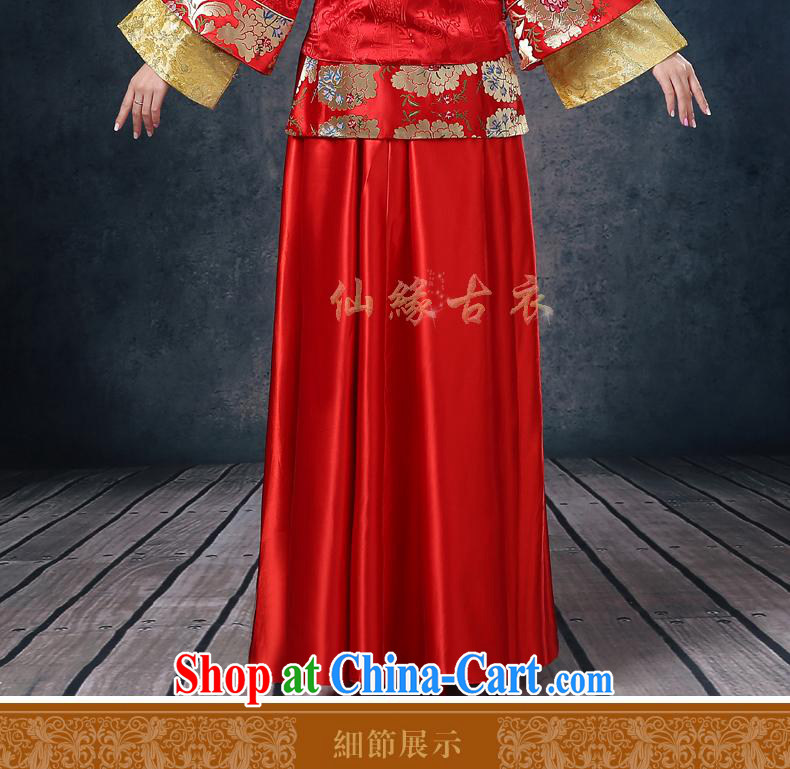 Mu, Ms. Yao Su-wo service bridal gown 2 piece long-sleeved long sleeved water-tight-su and spring 2015 new Chinese wedding cuff water worship welcome red XL chest of more than 92 for pictures, price, brand platters! Elections are good character, the national distribution, so why buy now enjoy more preferential! Health