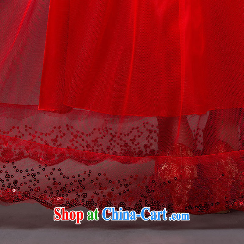2014 autumn and winter wedding dresses Chinese large, Bride with long-sleeved red dress long, Retro wedding toast serving thick, s, non-you are not married, and shopping on the Internet