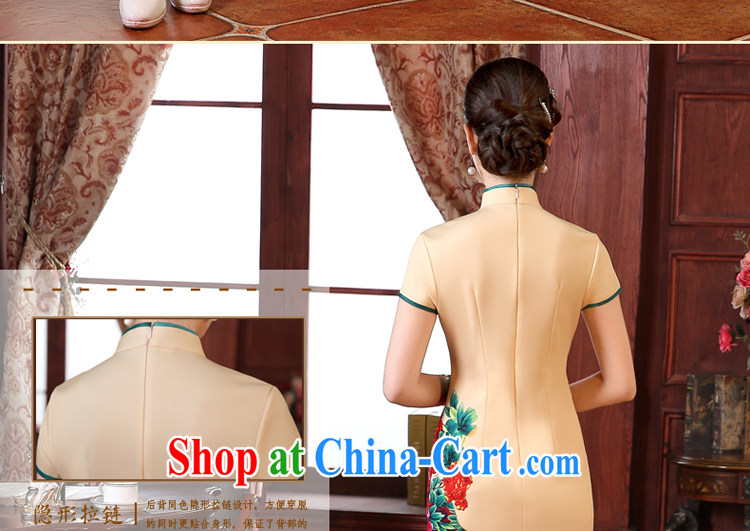 The pro-am every day as soon as possible summer retro improved stylish appearance, long wedding dresses cheongsam dress etiquette, clothing long L - waist 73 CM pictures, price, brand platters! Elections are good character, the national distribution, so why buy now enjoy more preferential! Health