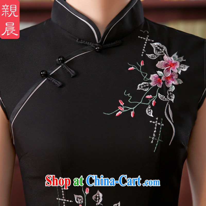 The pro-am every day as soon as possible, spring and autumn temperament improved stylish short, Ms. antique dresses cheongsam dress wedding banquet short 2 XL - waist 80CM, pro-am, and shopping on the Internet