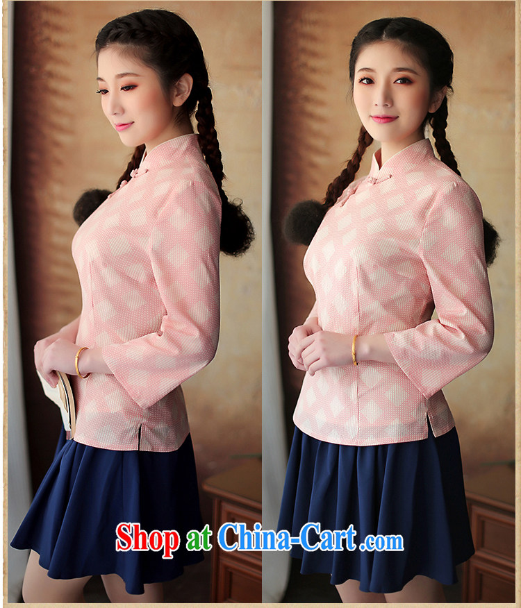 proverbial hero once and for all his original Chinese Chinese, improved cheongsam shirt fall and winter season with new ethnic wind pink M pictures, price, brand platters! Elections are good character, the national distribution, so why buy now enjoy more preferential! Health