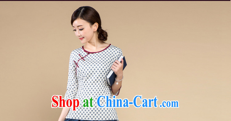The proverbial hero once and for all as soon as possible the fine Chinese autumn Ms. loaded T-shirt Ethnic Wind Chinese lady Chinese wind-Tie long white XL pictures, price, brand platters! Elections are good character, the national distribution, so why buy now enjoy more preferential! Health