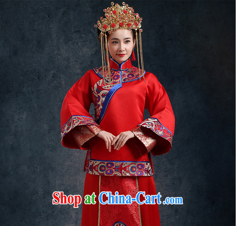 The MU Ms. Yao Su-wo service -- 2-Piece long-sleeved long sleeved water-tight bridal 2015 spring new-soo and Phoenix and Chaoshan wedding bamboo Ju, XL chest of more than 96 for pictures, price, brand platters! Elections are good character, the national distribution, so why buy now enjoy more preferential! Health