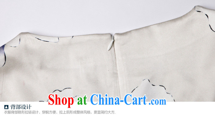 Perry, summer 15 New Silk short stylish retro dresses white XXL pictures, price, brand platters! Elections are good character, the national distribution, so why buy now enjoy more preferential! Health