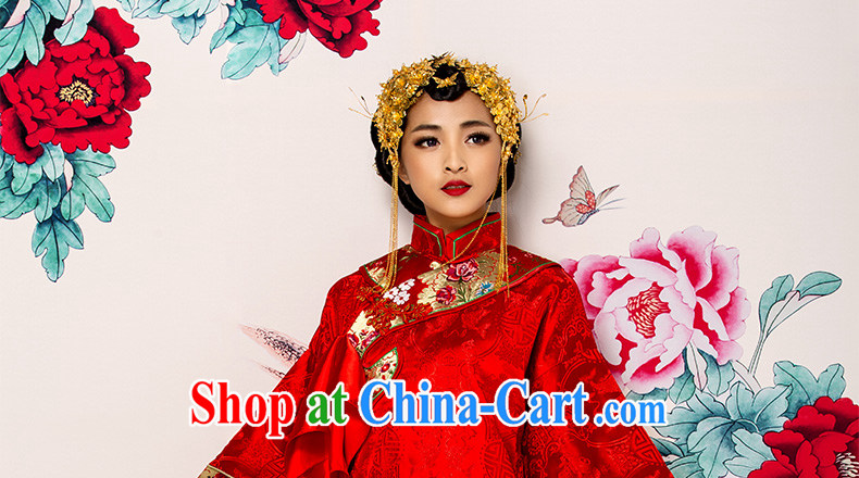 Mu Yao Chinese bows. Su-wo service 2 piece long-sleeved long, long skirt Phoenix use the code with the waist pregnant women can wear-su and use phoenix red XL chest of more than 96 for pictures, price, brand platters! Elections are good character, the national distribution, so why buy now enjoy more preferential! Health