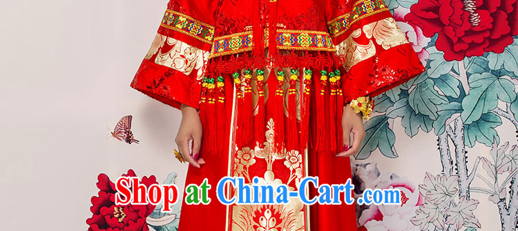 Mu Yao Chinese bows. Su-wo service 2-Piece long-sleeved long winter 2015 New Phoenix - Use bridal wedding dresses welcome to ear fall to 1 style 1 - 6414 (the ear fall) M manual embroidery high-end quality brassieres 94 CM pictures, price, brand platters! Elections are good character, the national distribution, so why buy now enjoy more preferential! Health