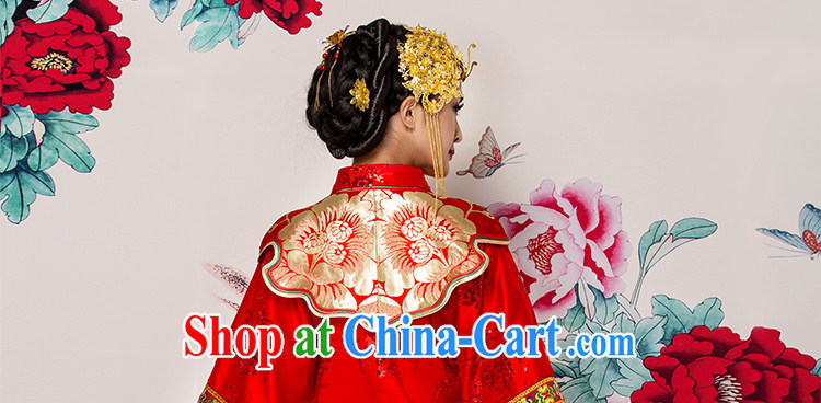 Mu Yao Chinese bows. Su-wo service 2-Piece long-sleeved long winter 2015 New Phoenix - Use bridal wedding dresses welcome to ear fall to 1 style 1 - 6414 (the ear fall) M manual embroidery high-end quality brassieres 94 CM pictures, price, brand platters! Elections are good character, the national distribution, so why buy now enjoy more preferential! Health
