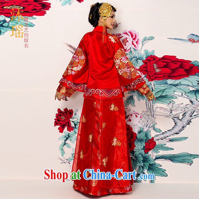 Mu Yao Chinese bows. Su-wo service use phoenix 2-Piece long-sleeved costumes water cuff courtesy-soo and Phoenix - use the code comfort-waist graphics thin pregnant women can also be seen wearing a red S New Sau wo service brassieres CM 90, Mu Yao, shoppi