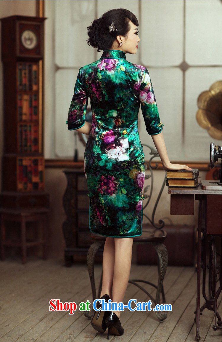 Bird lovers of surplus flowers cuff fall 2014 with improved Stylish retro cuff in upscale gold velour cheongsam QC M 231 pictures, price, brand platters! Elections are good character, the national distribution, so why buy now enjoy more preferential! Health