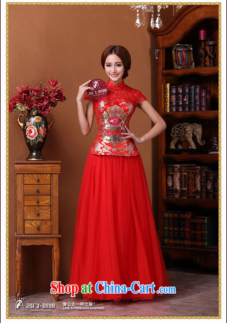 The bride's 2015 new Stylish retro dresses bows dress lace cheongsam 586 7 cuff made 25 Day Shipping pictures, price, brand platters! Elections are good character, the national distribution, so why buy now enjoy more preferential! Health