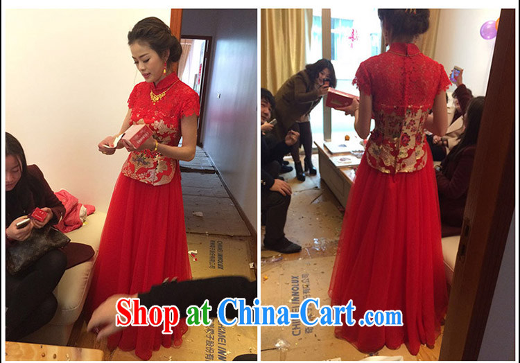 The bride's 2015 new Stylish retro dresses bows dress lace cheongsam 586 7 cuff made 25 Day Shipping pictures, price, brand platters! Elections are good character, the national distribution, so why buy now enjoy more preferential! Health