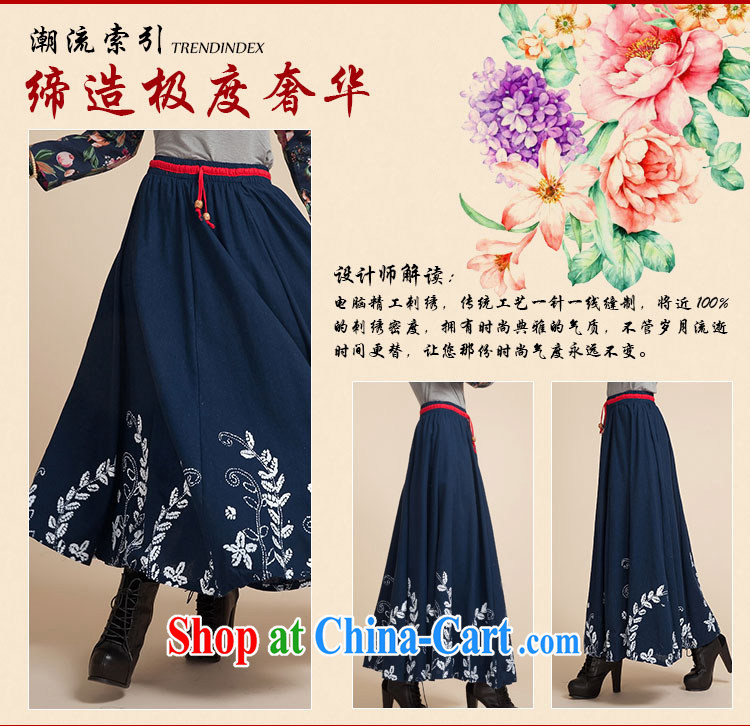 Cheng Kejie, Jacob JIEYA - WOLF 2015 Tang Women's clothes spring and summer and autumn, long skirt and stylish, long, Ms. swing skirt trend stars, blue, code, code in the detail table pictures, price, brand platters! Elections are good character, the national distribution, so why buy now enjoy more preferential! Health