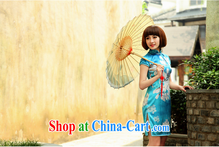 Birds love lightly, Colombia in 2015 spring and summer with new, improved stylish short Silk Cheongsam QD 503 figure - pre-sale 7 days XXL pictures, price, brand platters! Elections are good character, the national distribution, so why buy now enjoy more preferential! Health