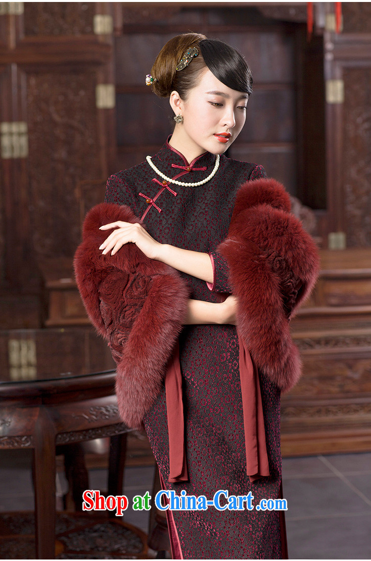 Birds love 2015 spring new lace wool composite cheongsam dress improved stylish long cheongsam QC 615 figure XXL pictures, price, brand platters! Elections are good character, the national distribution, so why buy now enjoy more preferential! Health