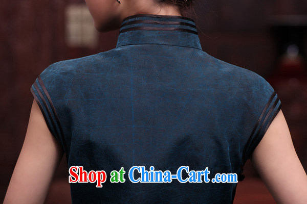 Birds love recalled the hourglass 2015 spring new full silk fragrant cloud yarn long cheongsam QD 447 blue XL pictures, price, brand platters! Elections are good character, the national distribution, so why buy now enjoy more preferential! Health