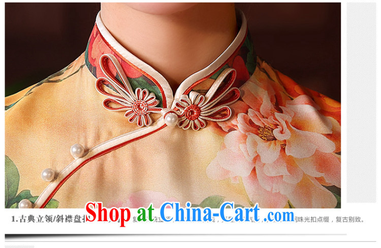 The CYD HO Kwun Tong' Peony, 2015 spring and summer New Silk Dresses, long, retro style sexy dresses QD 5135 fancy XL pictures, price, brand platters! Elections are good character, the national distribution, so why buy now enjoy more preferential! Health