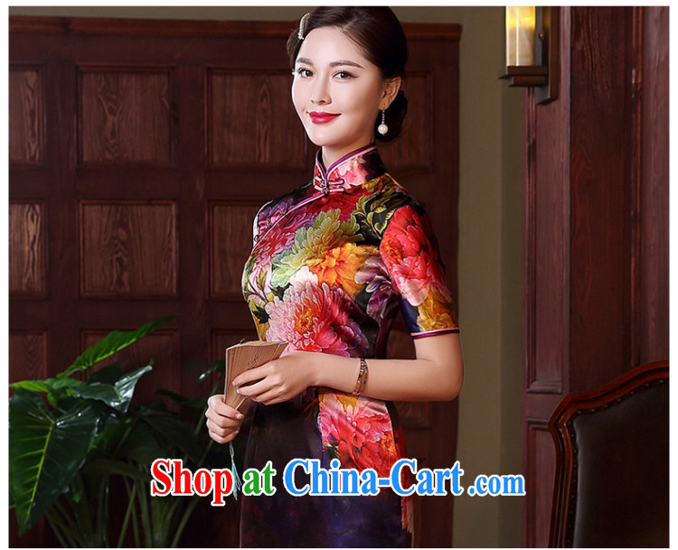 The CYD HO Kwun Tong' purple color Shanghai Silk King style high-end dresses, silk, long the forklift truck QD Dress Suit 5119 XL pictures, price, brand platters! Elections are good character, the national distribution, so why buy now enjoy more preferential! Health