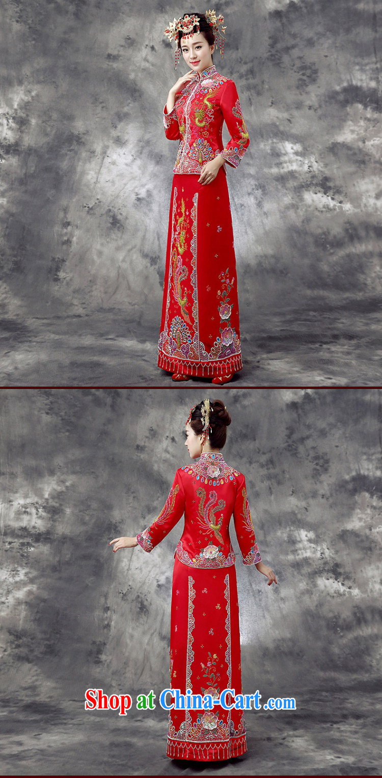 Dream of the day spring 2015 new marriages of Phoenix skirt Chinese brides red staple goods Pearl Q 871 red one size 2.3 feet waist, there are through pictures, price, brand platters! Elections are good character, the national distribution, so why buy now enjoy more preferential! Health