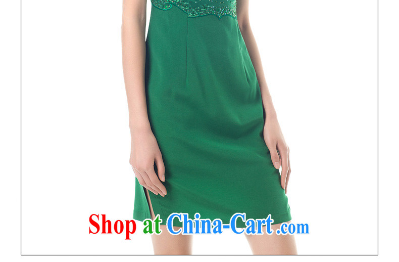 Wood is really the Chinese 2015 spring and summer new, for cultivating cheongsam dress stitching and stylish dress 42,882 14 dark green XXL (A) pictures, price, brand platters! Elections are good character, the national distribution, so why buy now enjoy more preferential! Health