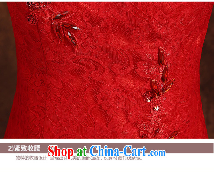 married love toast Service Bridal Fashion 2015 new long-sleeved wedding dresses winter clothes at Merlion dress long red winter female Red XXL pictures, price, brand platters! Elections are good character, the national distribution, so why buy now enjoy more preferential! Health