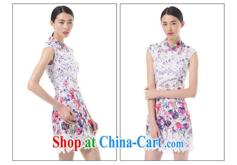 Wood is really the Tang with 2015 spring and summer new languages empty beauty cheongsam dress stamp stylish dresses 42,772 02 pure white XXL (B) pictures, price, brand platters! Elections are good character, the national distribution, so why buy now enjoy more preferential! Health