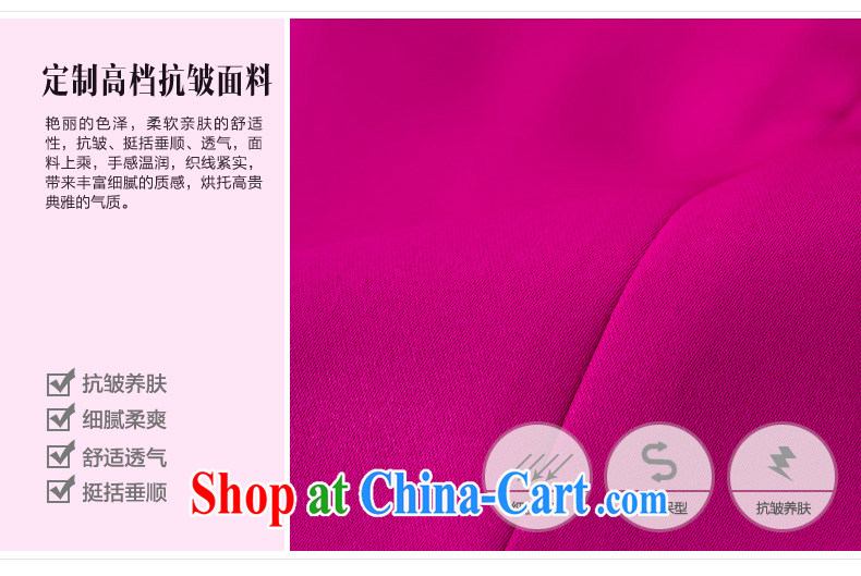 Wood is really the Chinese Spring 2015 the new Chinese beauty embroidery cheongsam dress short-sleeved gown fashion dresses 53,309 18 deep pink XL pictures, price, brand platters! Elections are good character, the national distribution, so why buy now enjoy more preferential! Health