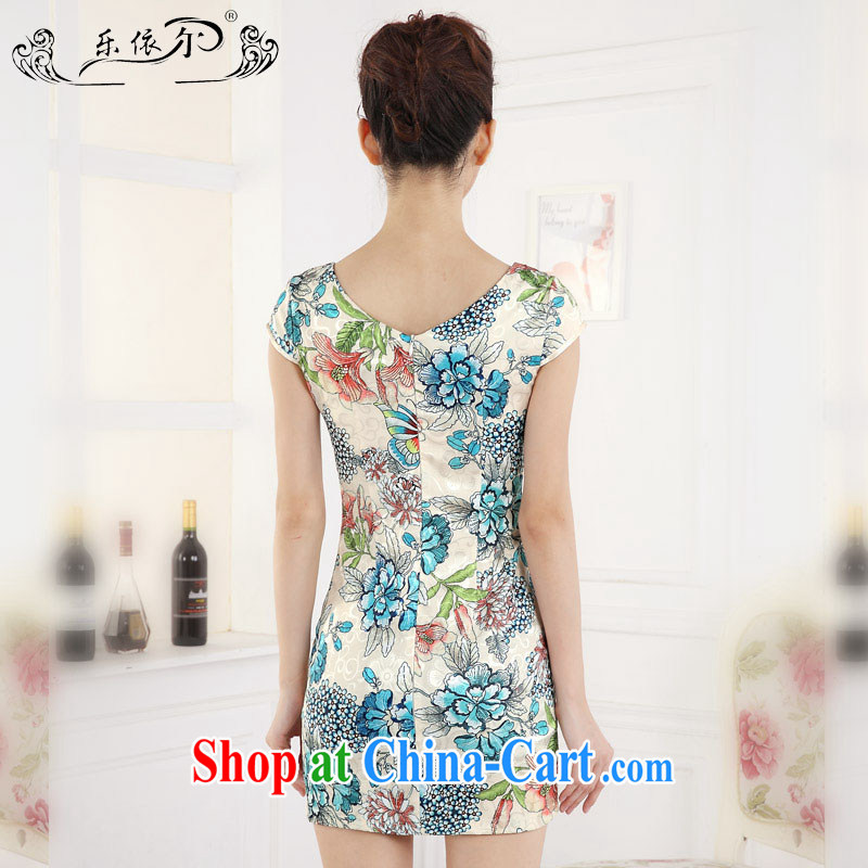 And, according to 2015 spring new short cheongsam dress girls retro stamp improved embroidery flower girl dresses daily LYE 66,610 green XXL, in accordance with (leyier), online shopping