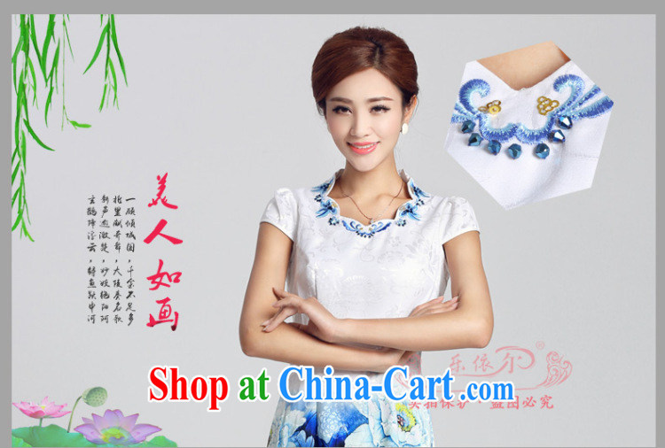 And, in accordance with classical stamp lady dresses retro embroidery flowers daily cultivating short cheongsam improved Party Ends LYE 66,629 white XXL pictures, price, brand platters! Elections are good character, the national distribution, so why buy now enjoy more preferential! Health
