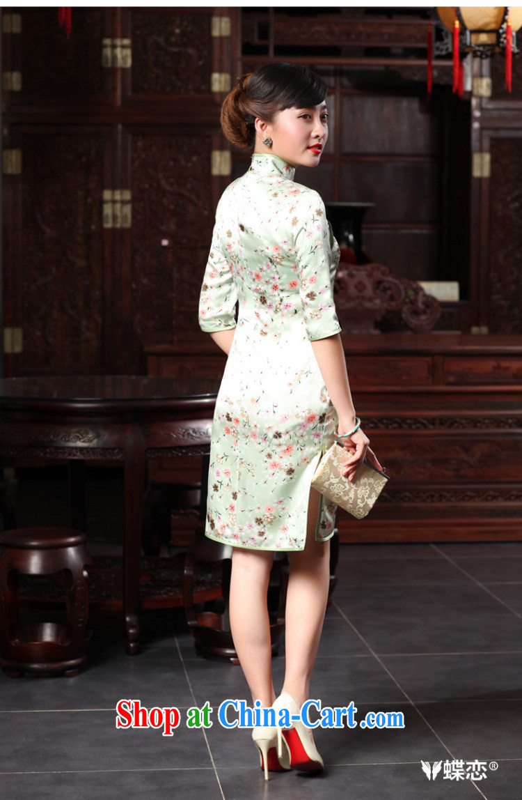Butterfly Lovers 2015 spring new stylish improvement sauna beauty silk Silk Cheongsam dress 48,016 Sakura D. - pre-sale 15 days M pictures, price, brand platters! Elections are good character, the national distribution, so why buy now enjoy more preferential! Health
