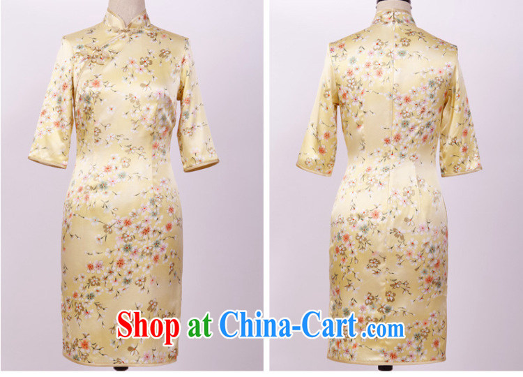 Butterfly Lovers 2015 spring new stylish improvement sauna beauty silk Silk Cheongsam dress 48,016 Sakura D. - pre-sale 15 days M pictures, price, brand platters! Elections are good character, the national distribution, so why buy now enjoy more preferential! Health