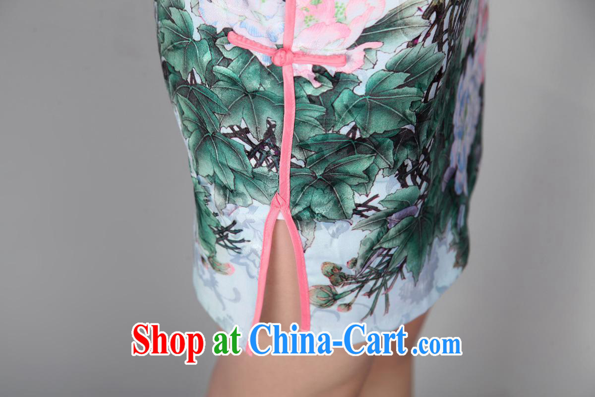 Wholesale new, improved day-short, Retro cheongsam dress jacquard cotton stamp beauty and elegant low-power's THM 0009 XXL pictures, price, brand platters! Elections are good character, the national distribution, so why buy now enjoy more preferential! Health