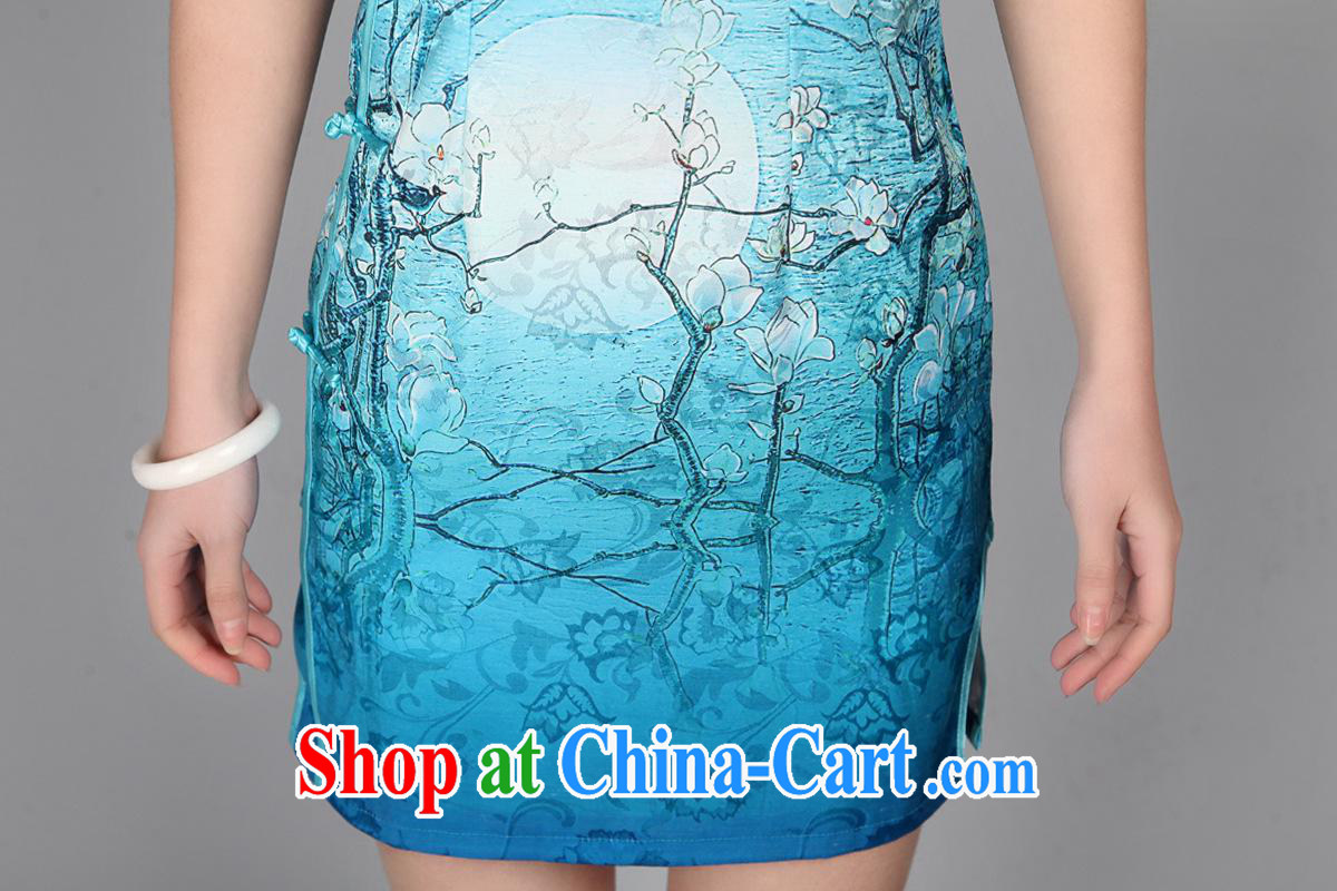 Wholesale new, improved day-short, Retro cheongsam dress jacquard cotton stamp beauty and elegant low-power's THM 0008 XXL pictures, price, brand platters! Elections are good character, the national distribution, so why buy now enjoy more preferential! Health