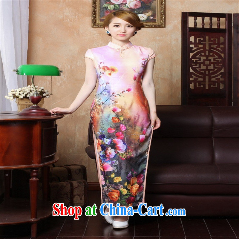 Autumn 2014 New Long cheongsam high on the truck and feel the retro, ceremonial stage debut dinner gown CQP XXL 004, health concerns (Rvie .), and, on-line shopping