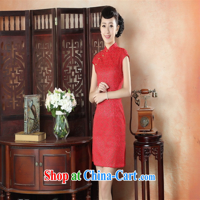 factory has been awarded red bride happy dress beauty simple and elegant lace cheongsam stylish dresses LS 0012 XXL, health concerns (Rvie .), and, on-line shopping