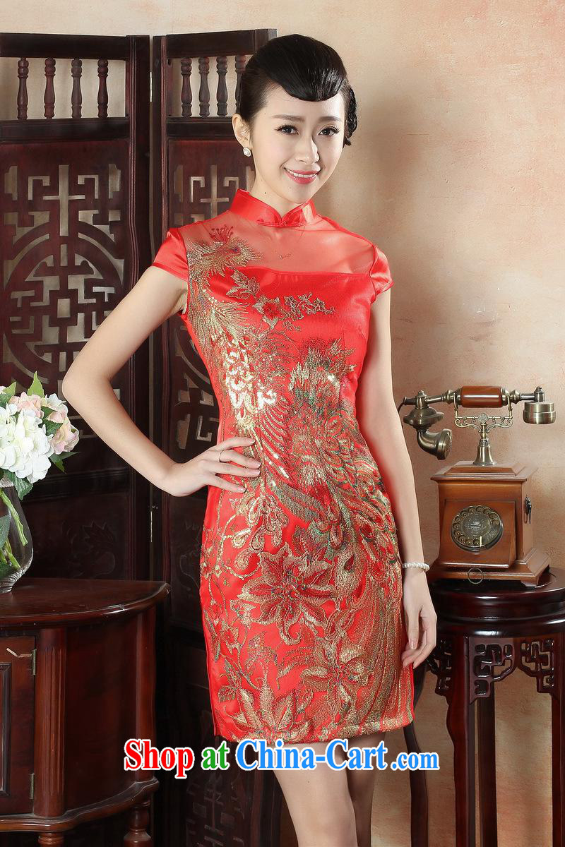 New cheongsam dress stylish and improved daily cheongsam dress elegance retro beauty graphics thin embroidery cheongsam LS 0011 XXL pictures, price, brand platters! Elections are good character, the national distribution, so why buy now enjoy more preferential! Health