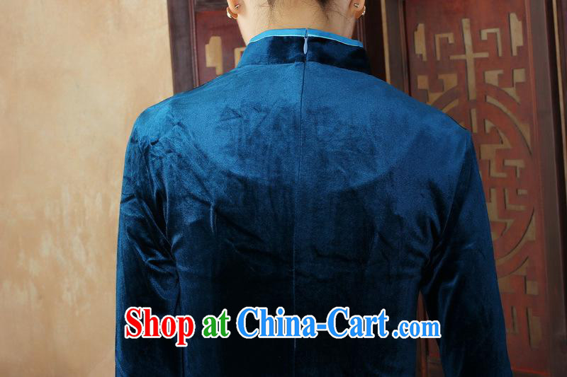 New daily and noble lady velvet cheongsam retro improved fashion, long-sleeved spring MOM dresses skirts SRZX 0004 XXL pictures, price, brand platters! Elections are good character, the national distribution, so why buy now enjoy more preferential! Health