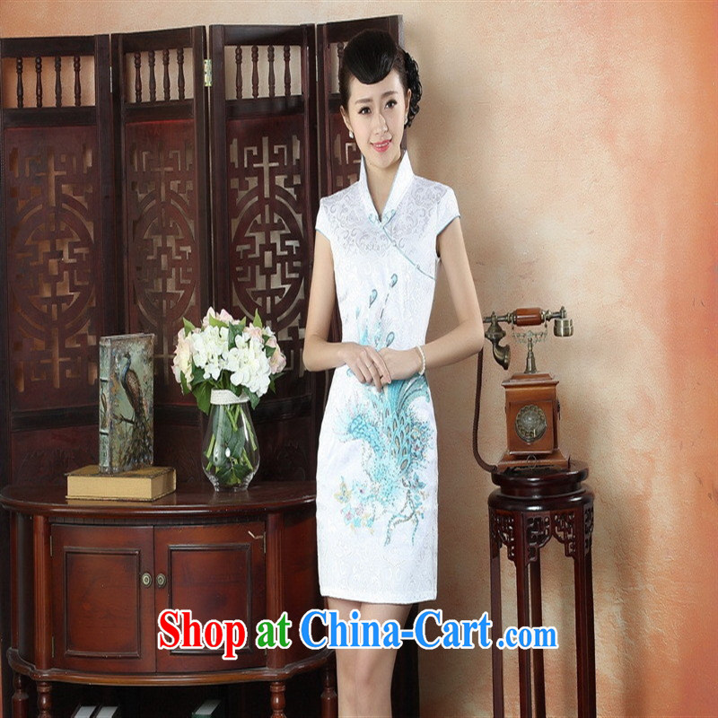 New cheongsam dress summer day-old fashioned style surrounded the code Ethnic Wind female improved cheongsam dress 0053 THM XXL, health concerns (Rvie .), and, on-line shopping