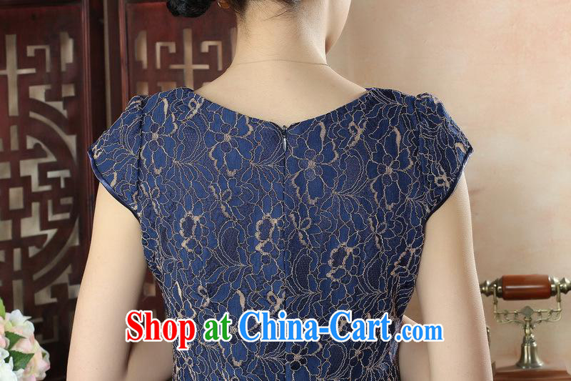 New autumn fashion summer dresses daily retro style beauty short cheongsam dress elegant ladies lace cheongsam LS 0014 XXL pictures, price, brand platters! Elections are good character, the national distribution, so why buy now enjoy more preferential! Health