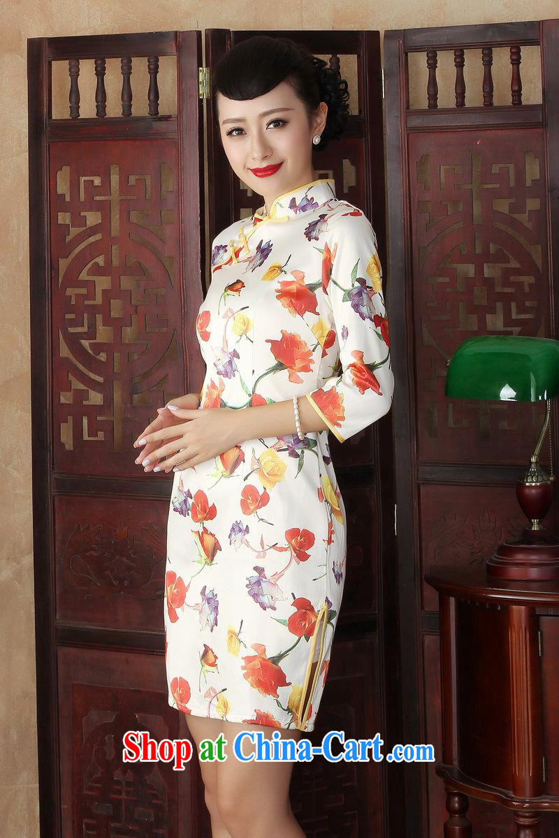 New autumn day with antique cheongsam dress stylish Korea improved elegance video thin cheongsam dress wholesale TLMZX 0003 XXL pictures, price, brand platters! Elections are good character, the national distribution, so why buy now enjoy more preferential! Health