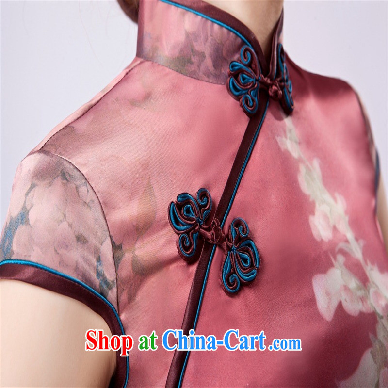 Wholesale new, improved day-short, Retro cheongsam dress silk floral beauty and elegant open's classic 0028 FZS XXL, health concerns (Rvie .), and, on-line shopping