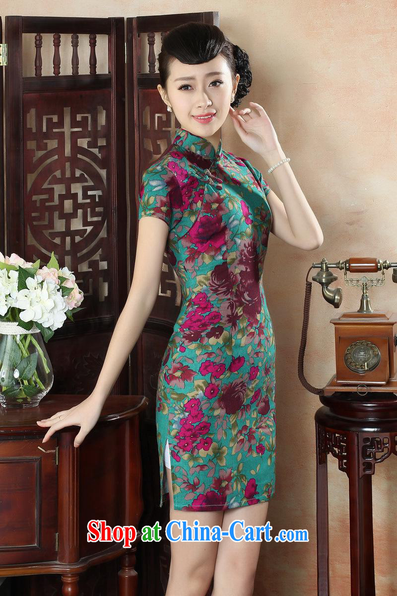 Factory outlets were also new cheongsam wholesale 2015 summer new linen cotton the cheongsam stylish improved YM 0007 XXL pictures, price, brand platters! Elections are good character, the national distribution, so why buy now enjoy more preferential! Health